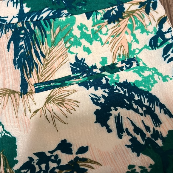 Anthropologie Elevenses Skort Tropical Pattern - Picture 8 of 9